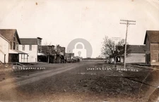 Sumner NE Nebraska Looking East 1907 RPPC Photo Postcard COPY