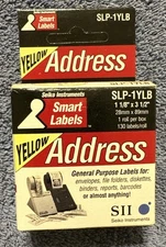 Seiko SLP1YLB Address Label Yellow Smart Labels NOS