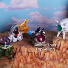 10cm/3.93in Anime Dragon Ball Z 2pcs/set Capsule Spaceship Vegeta Goku space pod