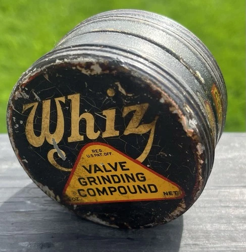 Vintage Whiz Valve Grinding Compound Tin Can