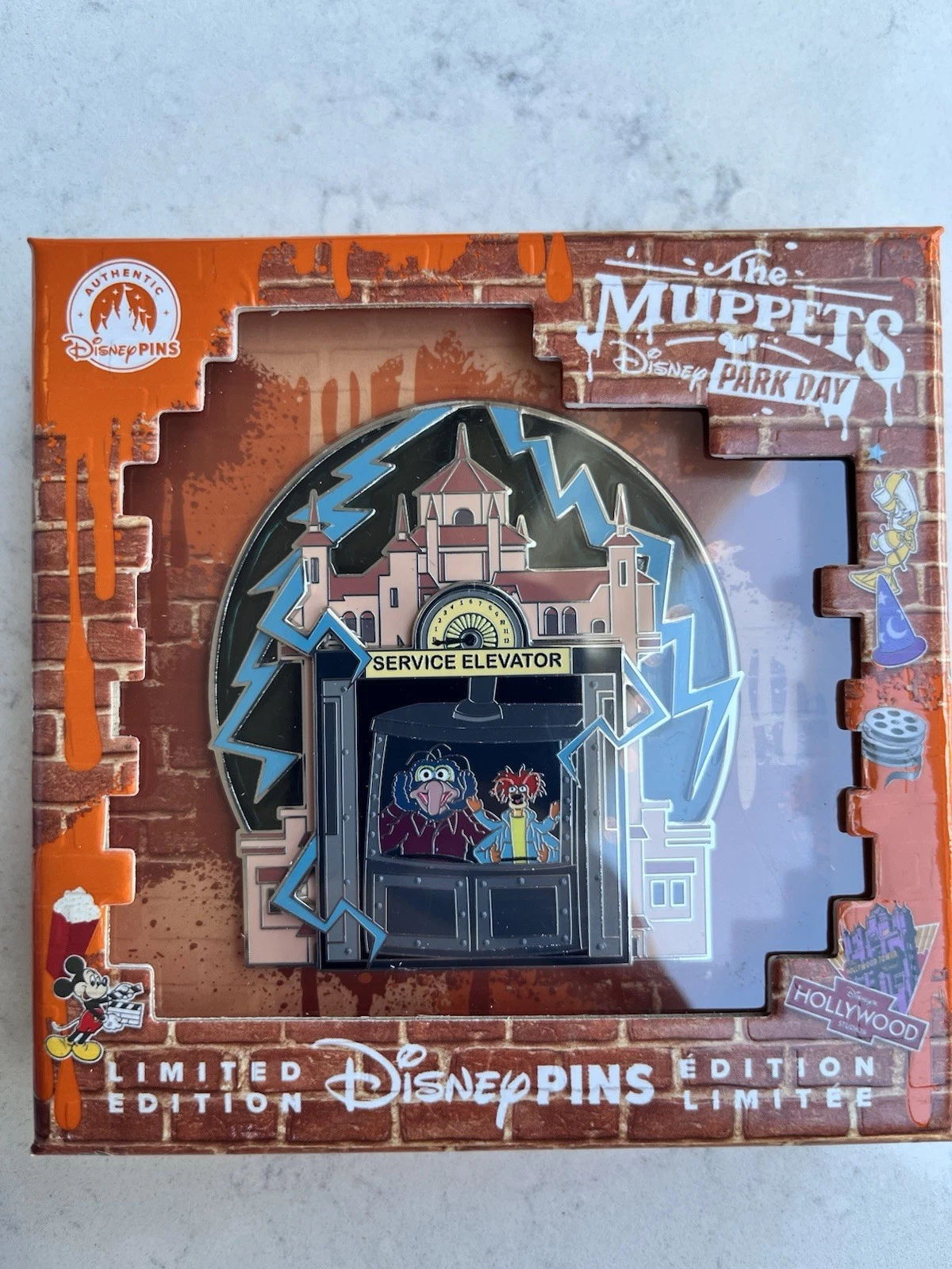 2026 Muppets Disney Park Day Gonzo Tower Of Terror LE Mini Jumbo Pin