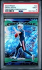 2024 PANINI PRIZM FIREWORKS GREEN PRIZM #22 DRAKE MAYE ROOKIE RC PSA 9
