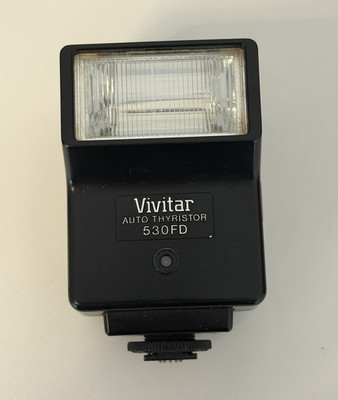 Vivitar Auto Thyristor 530FD TTL Blitzgerät Hot Shoe für Filmkamera