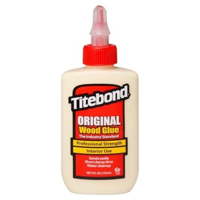 Titebond Original Wood Glue 5062, Industry Standard for 4 Ounce (Pack of 1)