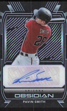2021 CHRONICLES PAVIN SMITH O-PS OBSIDIAN AUTOGRAPH ELECTRIC PURPLE 82/99 DBACKS