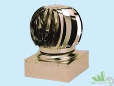 FUMAIOLO VENTOLINO ZINCATO QUADRATO 42X42 COMIGNOLO GIREVOLE VENTOLA ANTIVENTO