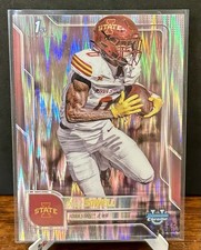 2025 Bowman Chrome University Football Chase Sowell #123 Stealth Refractor