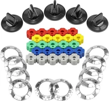 Universal Stove Knob Compatible With Electric Gas Stove Replacement Range Kit...