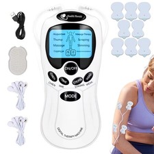TENS Elektrotherapie Gerät 15 Intensitätsstufen 8 Modi Rücken Schultern Gelenke