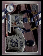 2021 Topps #303 Hands Up! Masks Up! Rainbow Foil