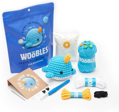 Crochet Kit for Beginners - Easy Arts and Crafts Knitting & Crochet Animals Kit 
