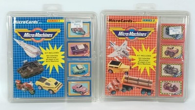 Galoob Micro Machines Micro Cards Kit Series 1 & 2 , Cards Never Opened