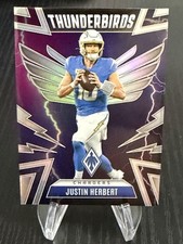🏈⚡2025 Panini Phoenix Justin Herbert Thunderbirds Holo #29 Chargers