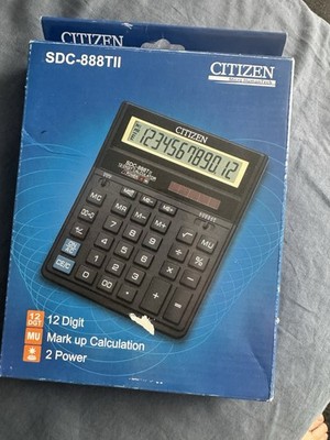 Citizen Büro rechner SDC888TII schwarz