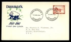 Mayfairstamps Denmark FDC 1961 Water and Cliff First Day Cover aaw_73641