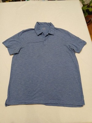 J. CREW Men's Blue Preformance Stretch Polo Shirt XL