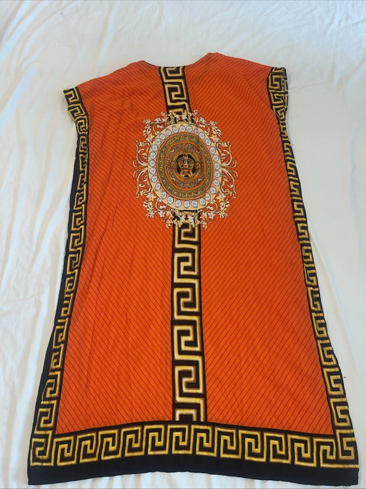 Abito tunica Batik Sumi Kaftan Versace ispirato stampa abbigliamento resort