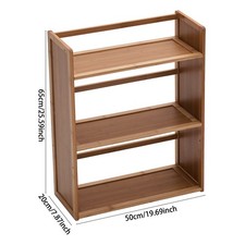 Narrow Storage Unit Small Bookcase Wooden Storage Cabinets Book Shelf Shelves UK