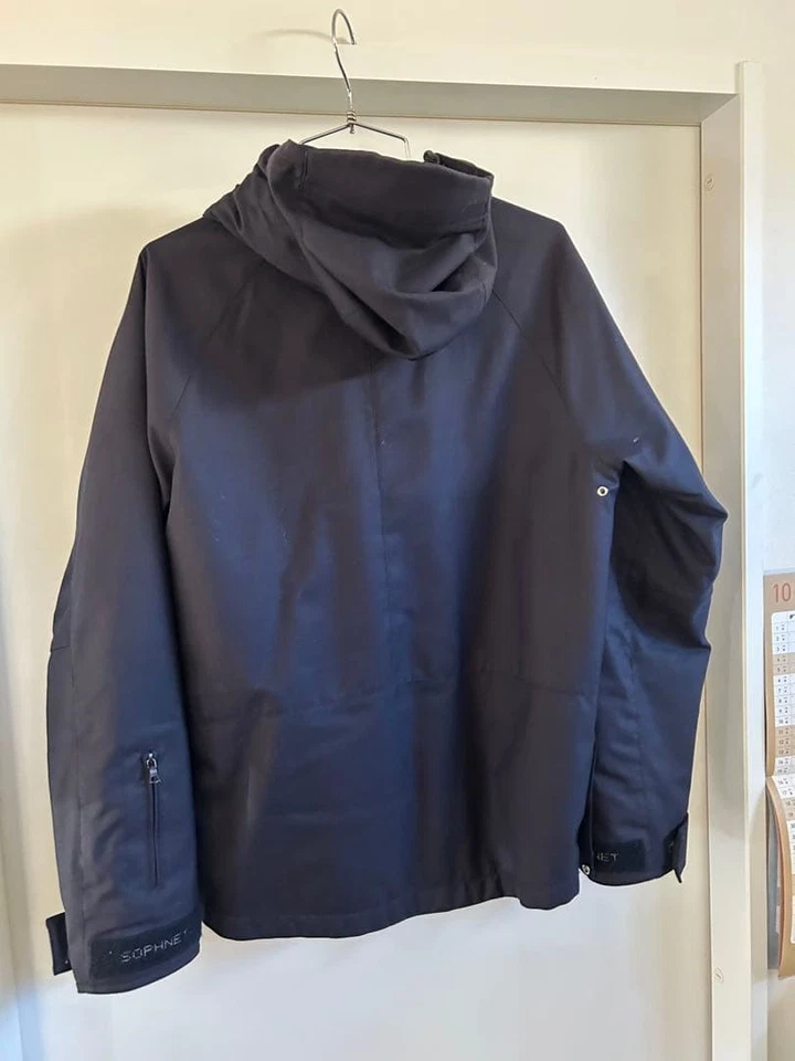 Sofnet Navy Waterproof Mountain Parka with Camouflage Lined Hooded Jacket - Image 2 of 3