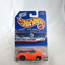 Hot Wheels 1998 First Editions Dodge Sidewinder 3 of 40 Orange Truck Diecast 634