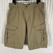 Carhartt Mens Force Relaxed Fit Ripstop Tan Cargo Shorts Men s 36