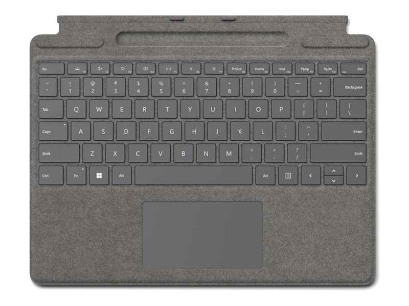 Microsoft Surface Pro Type Cover Accessori pda QWERTZ Deutsch Platin 8X8-00168