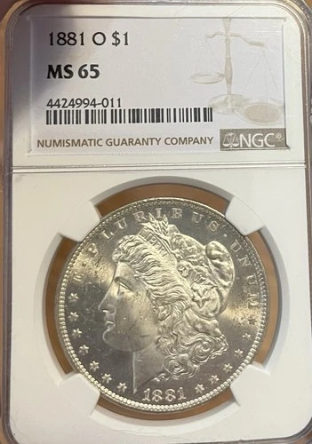 1881-O NGC MS65 Morgan Silver Dollar