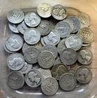 ONE 1932 to 1964 Washington Quarter 90% Silver Coins - Free Shipping & Tracking