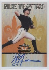 2012 Leaf Valiant Orange 60/99 Nick Travieso #VA-NT1 Auto 0s3