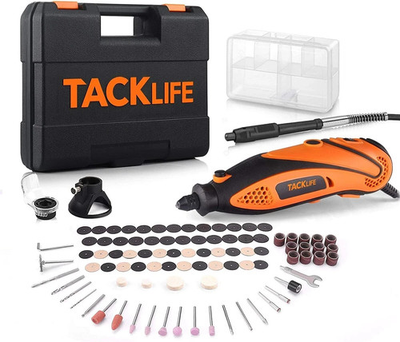 #ad Rotary Tool Kit Variable Speed with Flex shaft 80 Accessories Carrying Case M $19.98