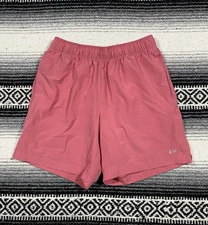 Unipro Qwick-Dry Running Shorts Mens M Pink 7” Inseam Stretch Pockets Gym