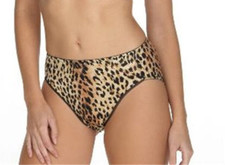 VINTAGE WACOAL 841167 ~ SAFARI LEOPARD ~  AWARENESS HICUT PANTIES ~ SMALL ~ RARE