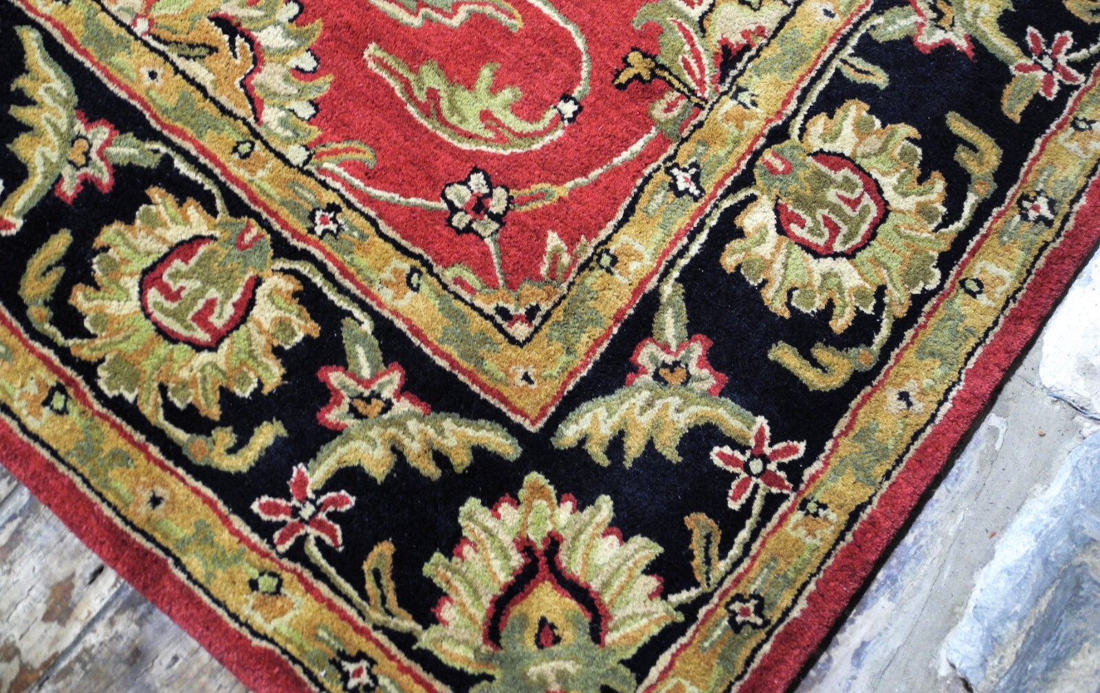 8'7 x 5'6 Large JOHN LEWIS Handmade INDIAN Wool Rug HAND TUFTED Carpet