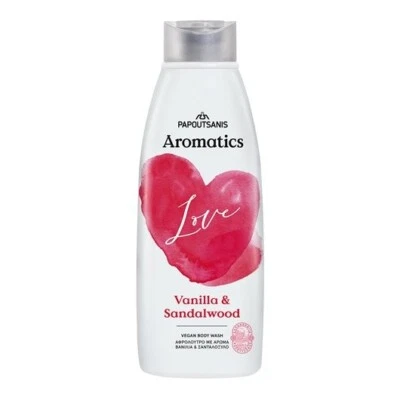 Aromatics Duschgel Love Sandelholz VEGAN Papoutsanis 600 ml/ GP: 1 l € 13,75