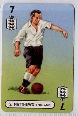 E7) Stanley Matthews, Stoke City, Blackpool England 1946-7