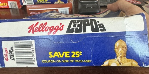 1984 Kellogg's Star Wars C-3PO's Cereal Box - Vintage - Not Reproduction - Picture 6 of 6