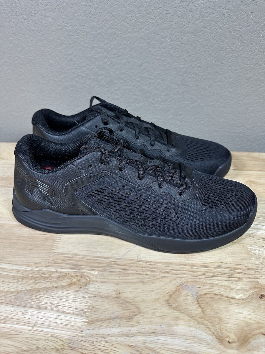 TYR CXT-1 Trainer Mens 12 Training Gym Athletic Triple Black Mesh Shoes Sneakers Men main image 2