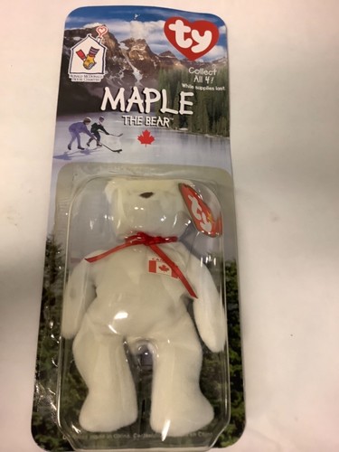 McDONALDS SET COMPLETO DI 4 TEENIE BEANIE BABIES TY INTERNATIONAL BEARS 1999 - Foto 6 di 12