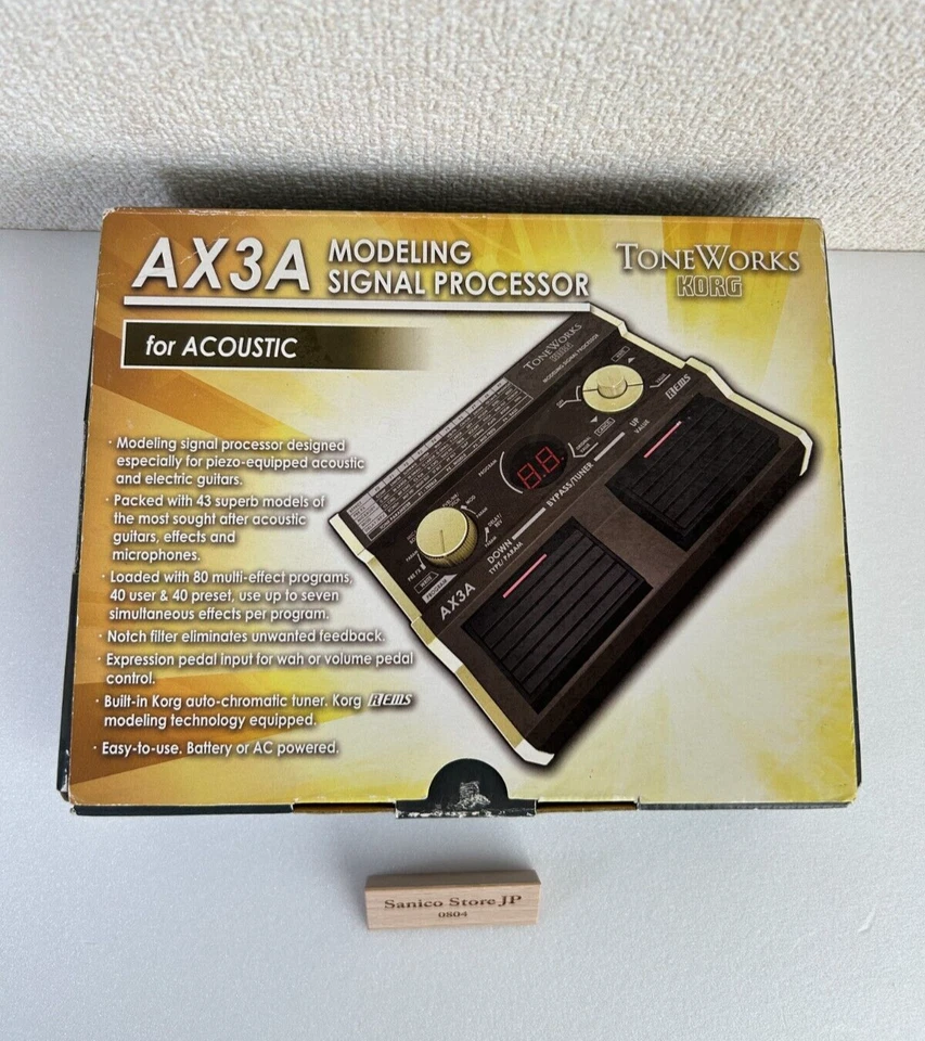 KORG ToneWorks AX3A MODELING SIGNAL PROCESSOR gebraucht getestet funktioniert mit Box, Handbuch - Bild 2 von 4