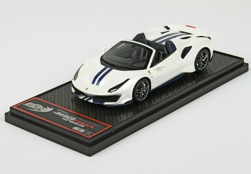 FERRARI 488 PISTA SPIDER 2018 WHITE BBR BBRC218A3 1/43 RESIN 05/24 PIECES ONLY - Picture 3 of 3