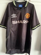 Original *L* 1998/99 Manchester United 3rd Umbro Football Shirt 