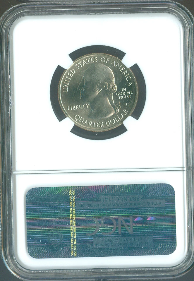 2012 S EL YUNQUE PARKS QUARTER NGC MS67 MAC SPOTLESS . - Image 2 of 2