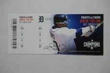 DETROIT TIGERS VS PITTSBURGH PIRATES 6/30/2015 FULL TICKET ~ RAJAI DAVIS