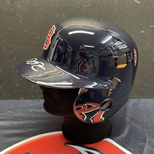 Dustin Pedroia Signed Boston Red Sox Batting Helmet Autographed Steiner COA - Picture 3 of 4