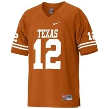 Texas Longhorns Colt McCoy #12 Orange Men Stitch Jersey