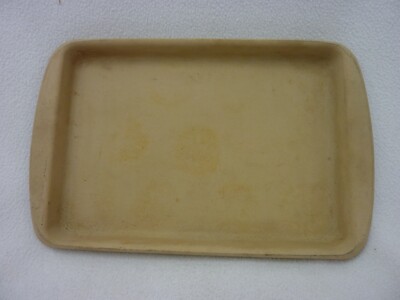PAMPERED CHEF MEDIUM BAR PAN BAKING COOKIE SHEET STONEWARE 010605 14 X  USA