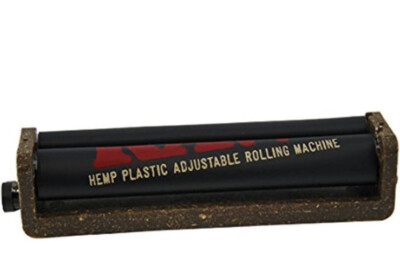 AUTHENTIC RAW HEMP ECO PLASTIC 2 WAY ROLLING PAPER MACHINES  110MM
