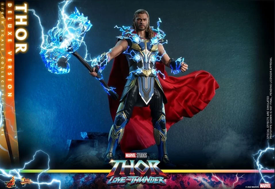 Hot Toys Marvel Thor Amor y Trueno Thor Versión Deluxe Escala 1:6 Coleccionable Foto 4 de 4