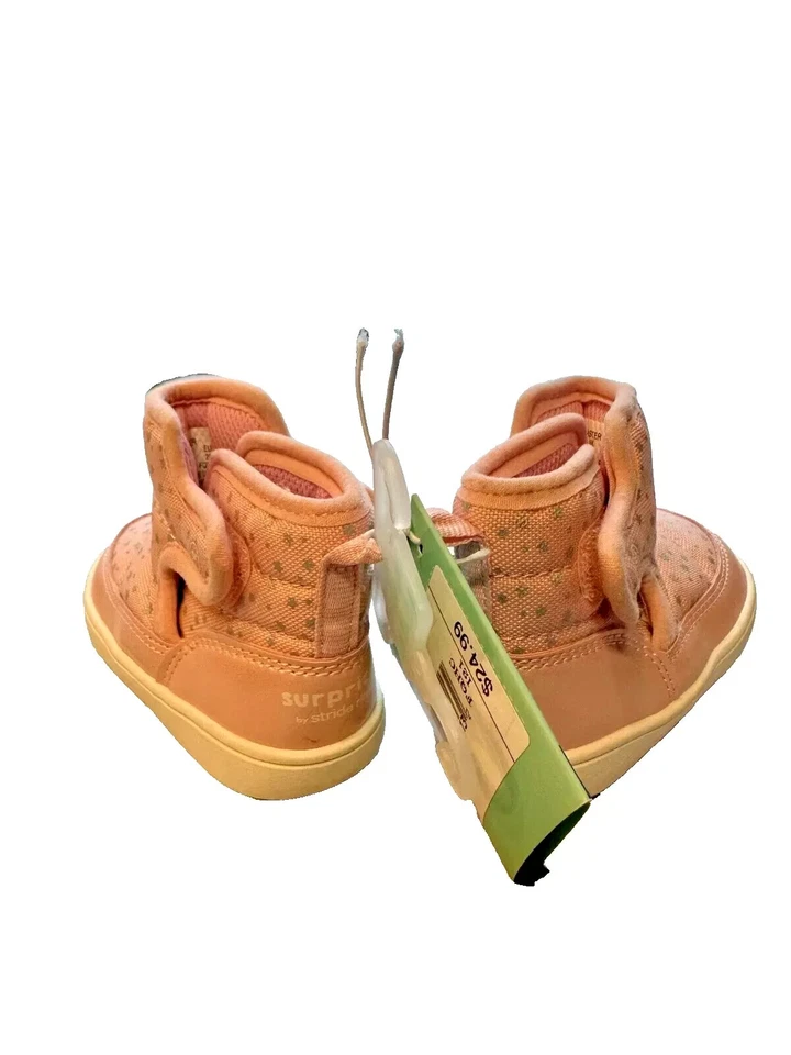 Surprize by Stride Rite Bebé Niña Aster Nieve Invierno Botas 4M Rosa Estrellas Nuevas con Etiquetas Foto 4 de 4