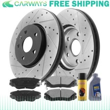 Front Brake Rotors + Brake Pads for Buick LaCrosse Regal Impala Malibu H06 PA